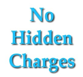 No Hidden Charges or fees