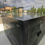 Canmore bike lockers