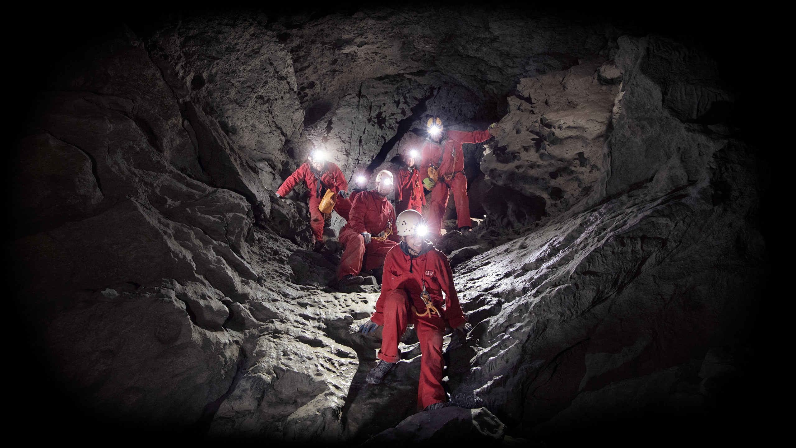 Canmore Cave Tours Canmore Cave Tours in the Rats Nest Caves<br />